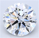 Natural Diamond 3.70 Carats, Round with Excellent Cut, E Color, SI1 Clarity and Certified by GIA