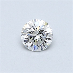 Picture of Natural Diamond 0.40 Carats, Round with Very Good Cut, D Color, VS1 Clarity and Certified by GIA