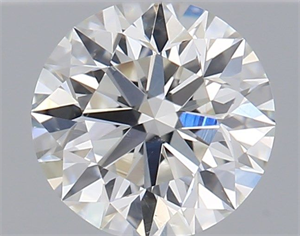 Picture of Natural Diamond 0.40 Carats, Round with Excellent Cut, H Color, SI1 Clarity and Certified by GIA