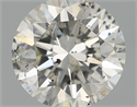 Natural Diamond 0.42 Carats, Round with Excellent Cut, I Color, SI2 Clarity and Certified by IGI