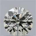 Natural Diamond 0.53 Carats, Round with Excellent Cut, J Color, VS1 Clarity and Certified by IGI