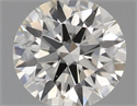 Natural Diamond 0.41 Carats, Round with Excellent Cut, K Color, SI1 Clarity and Certified by GIA