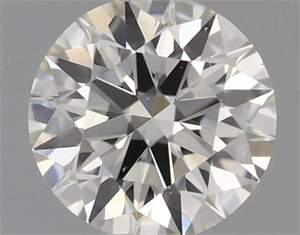 Picture of Natural Diamond 0.41 Carats, Round with Excellent Cut, K Color, SI1 Clarity and Certified by GIA