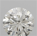 Natural Diamond 0.50 Carats, Round with Good Cut, H Color, SI2 Clarity and Certified by GIA