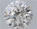 Natural Diamond 2.51 Carats, Round with Excellent Cut, I Color, SI2 Clarity and Certified by GIA