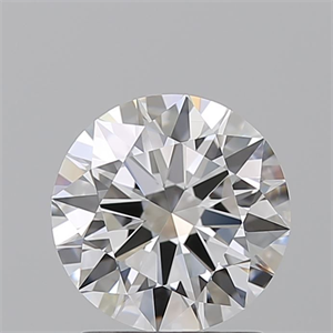 Picture of Natural Diamond 1.70 Carats, Round with Excellent Cut, E Color, IF Clarity and Certified by GIA