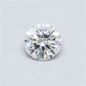 Picture of Natural Diamond 0.40 Carats, Round with Very Good Cut, F Color, SI2 Clarity and Certified by GIA