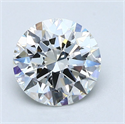 Natural Diamond 1.70 Carats, Round with Excellent Cut, G Color, VS1 Clarity and Certified by GIA