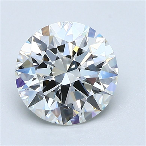 Picture of Natural Diamond 1.70 Carats, Round with Excellent Cut, G Color, VS1 Clarity and Certified by GIA