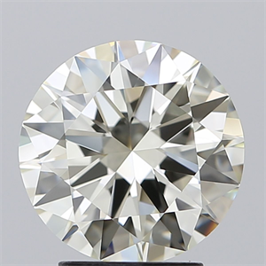 Picture of Natural Diamond 3.01 Carats, Round with Excellent Cut, K Color, VVS1 Clarity and Certified by IGI