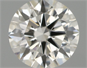 Natural Diamond 0.40 Carats, Round with Excellent Cut, H Color, VS2 Clarity and Certified by IGI