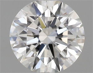 Picture of Natural Diamond 0.41 Carats, Round with Very Good Cut, I Color, VS2 Clarity and Certified by GIA