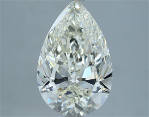 Picture of Natural Diamond 2.90 Carats, Pear with  Cut, I Color, VS1 Clarity and Certified by IGI