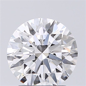 Picture of Natural Diamond 1.71 Carats, Round with Excellent Cut, D Color, VS2 Clarity and Certified by GIA