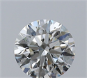 Natural Diamond 0.40 Carats, Round with Excellent Cut, H Color, VS2 Clarity and Certified by IGI