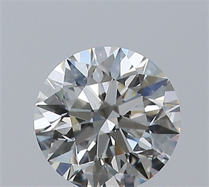 Picture of Natural Diamond 0.40 Carats, Round with Excellent Cut, H Color, VS2 Clarity and Certified by IGI