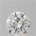 Natural Diamond 4.02 Carats, Round with Excellent Cut, G Color, VVS1 Clarity and Certified by GIA