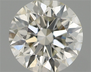 Picture of Natural Diamond 0.54 Carats, Round with Excellent Cut, I Color, VS2 Clarity and Certified by IGI