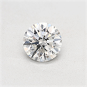 Natural Diamond 2.01 Carats, Round with Excellent Cut, I Color, SI1 Clarity and Certified by GIA