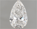 Natural Diamond 1.01 Carats, Pear with  Cut, F Color, SI2 Clarity and Certified by IGI