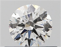 Natural Diamond 0.40 Carats, Round with Excellent Cut, F Color, VVS1 Clarity and Certified by GIA