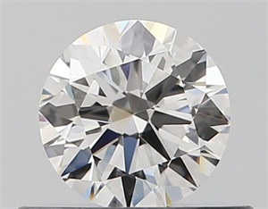 Picture of Natural Diamond 0.40 Carats, Round with Excellent Cut, F Color, VVS1 Clarity and Certified by GIA