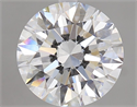 Natural Diamond 2.11 Carats, Round with Excellent Cut, F Color, SI2 Clarity and Certified by GIA