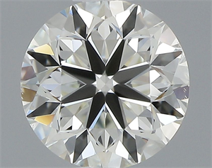 Picture of Natural Diamond 0.70 Carats, Round with Very Good Cut, K Color, VS2 Clarity and Certified by GIA