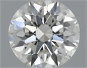 Natural Diamond 0.40 Carats, Round with Excellent Cut, J Color, VVS1 Clarity and Certified by GIA