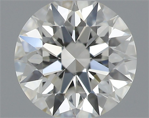 Picture of Natural Diamond 0.40 Carats, Round with Excellent Cut, J Color, VVS1 Clarity and Certified by GIA