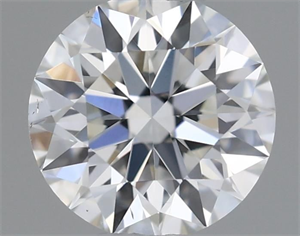 Picture of Natural Diamond 0.40 Carats, Round with Excellent Cut, H Color, SI1 Clarity and Certified by GIA