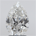 Natural Diamond 2.00 Carats, Pear with  Cut, F Color, SI1 Clarity and Certified by GIA