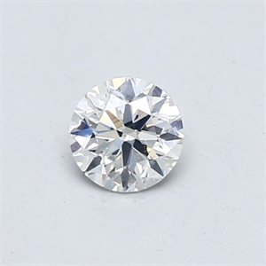 Picture of Natural Diamond 0.40 Carats, Round with Very Good Cut, G Color, SI1 Clarity and Certified by GIA