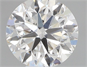 Natural Diamond 0.40 Carats, Round with Very Good Cut, F Color, VS2 Clarity and Certified by GIA