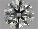 Natural Diamond 0.40 Carats, Round with Excellent Cut, K Color, SI2 Clarity and Certified by GIA