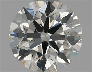 Picture of Natural Diamond 0.40 Carats, Round with Excellent Cut, K Color, SI2 Clarity and Certified by GIA