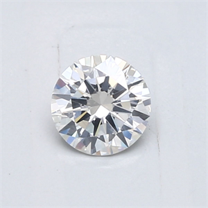 Picture of Natural Diamond 0.52 Carats, Round with Very Good Cut, F Color, I1 Clarity and Certified by GIA