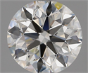 Natural Diamond 1.80 Carats, Round with Excellent Cut, G Color, VVS2 Clarity and Certified by IGI