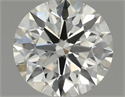 Natural Diamond 0.56 Carats, Round with Excellent Cut, K Color, VS1 Clarity and Certified by GIA