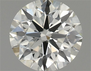 Picture of Natural Diamond 0.56 Carats, Round with Excellent Cut, K Color, VS1 Clarity and Certified by GIA