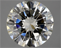 Natural Diamond 2.54 Carats, Round with Excellent Cut, J Color, VVS1 Clarity and Certified by GIA