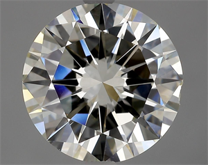 Picture of Natural Diamond 2.54 Carats, Round with Excellent Cut, J Color, VVS1 Clarity and Certified by GIA