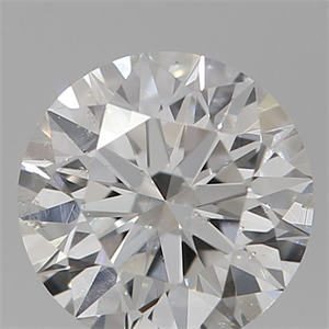 Picture of Natural Diamond 0.41 Carats, Round with Excellent Cut, F Color, SI2 Clarity and Certified by IGI