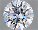 Natural Diamond 0.40 Carats, Round with Excellent Cut, E Color, SI1 Clarity and Certified by GIA