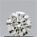 Natural Diamond 0.50 Carats, Round with Excellent Cut, K Color, VS2 Clarity and Certified by IGI