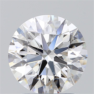 Picture of Natural Diamond 2.02 Carats, Round with Excellent Cut, E Color, SI1 Clarity and Certified by GIA