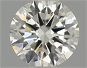 Natural Diamond 0.40 Carats, Round with Very Good Cut, I Color, SI1 Clarity and Certified by IGI