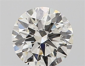 Picture of Natural Diamond 0.41 Carats, Round with Excellent Cut, I Color, VVS1 Clarity and Certified by GIA