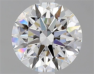 Picture of Natural Diamond 1.71 Carats, Round with Excellent Cut, F Color, VS2 Clarity and Certified by GIA