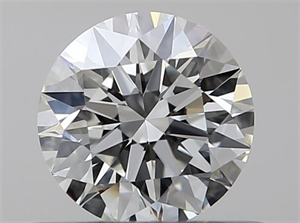 Picture of Natural Diamond 0.40 Carats, Round with Excellent Cut, J Color, VVS1 Clarity and Certified by GIA